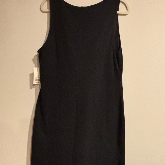 A New Day Black V-Neck Sleeveless Shift Dress XL NWT Ebony - Picture 4 of 4